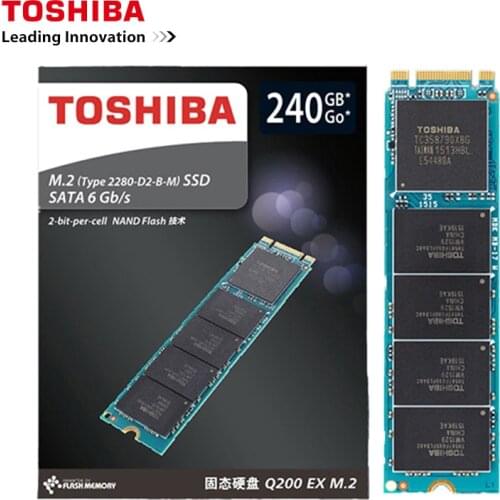 Original Toshiba Q200EX Series 240G M.2 2280 Solid State Drive Internal SSDSATA 3Gbit /s SATA 1.5Gbit /s for Laptop Desktop PC