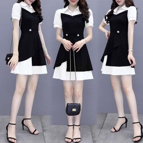 Womens Dress Fashionable Temperament Spring Summer Fashion Vestidos Plus Size Midi Dress Sukienki Na Wesele Damskie