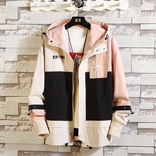 Casual England Style New 2020 Spring Autumn Jacket Men Brand Clothes Plus Asian Size M-5XL with Hoodies