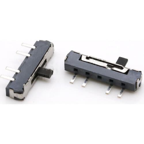 5pcs Small patch toggle switch 4 feet 3 positions reset Mini MSS-24D18