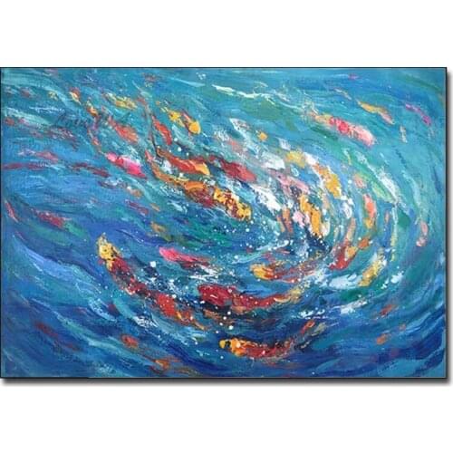 Modern Home Interior Wall Decor Heavy Textured Abstract Thick Hand-painted Oil Painting Wall Hangings Pictures Canvas Wall Art