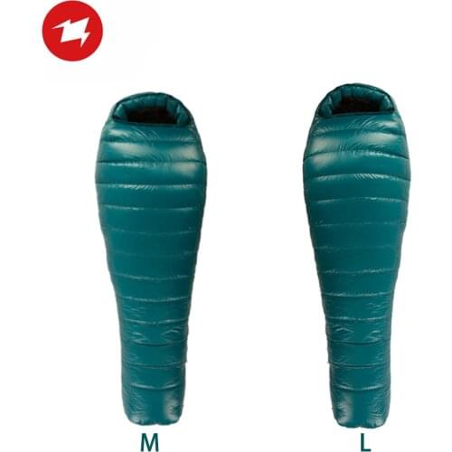 AEGISMAX M3 Goose Down Thickened Warm Sleeping Bag Adult Outdoor Camping Ultralight Three Season Mummy Type Bag