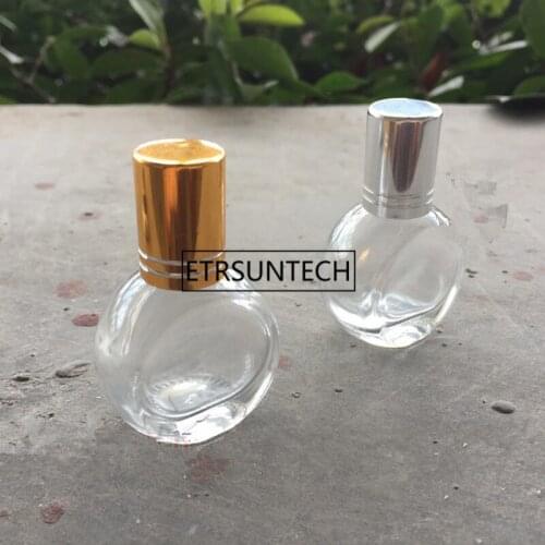 8ml Glass Essential Oil Roll on Bottle Perfume Small Cosmetic Container Empty Containers F1414