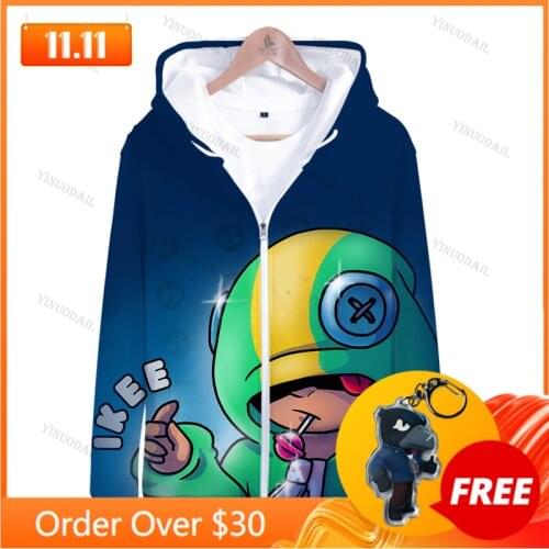 Long Sleeve Tops Teen Clothes Childrens Wear Kids Hoodies Shooting Star, Game 3d Browlings Boys Girls Harajuku Sweatshirt