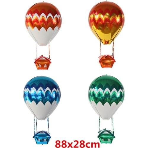 88x28cm Outer Space Party Hot Foil Helium Balloons Boy Birthday Theme Party Decoration Favors Baby Shower Air Globals Kids Toys