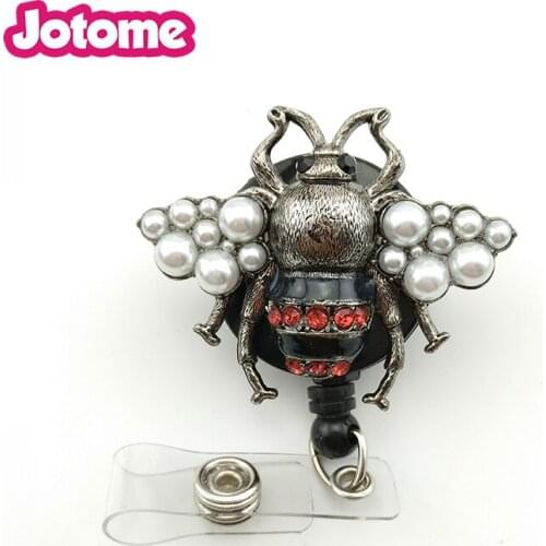 Animal Bee Nurse Yoyo ID Badge Reel Holder Clip For Medical Student