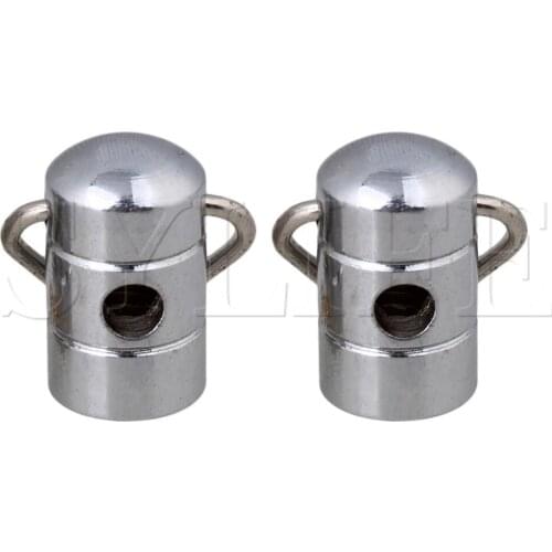 1 SET OF 2 Chrome Strap Hook For Banjo Guitar