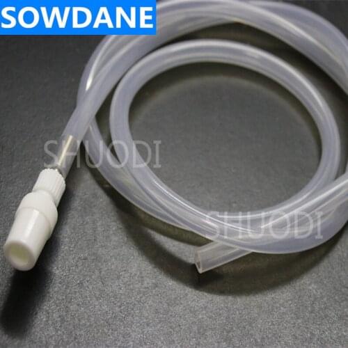 1 Piece 6mm Inner Diameter Autoclavable Tube tubing Hose pipes for Dental Saliva Ejector Suction with Adaptor Teeth Whitening