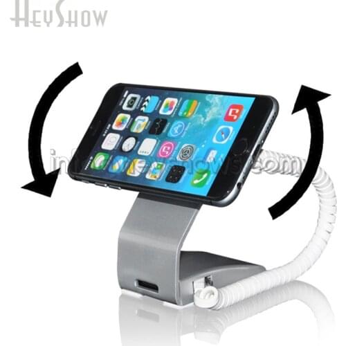 10PCS Metal Mobile Phone Security Stand Cellphone Burglar Alarm For Retail Shop Anti-Theft Display Holder With Charging Function