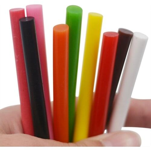 10PCS Multicolor Mix Hot Melt Glue Sticks Vintage Sealing Wax Envelope Invitation Stamp Security Packaging Repair Tool