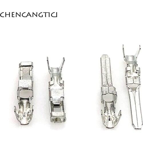 50 Pcs Car Crimping Wire Terminal Automotive Electrical Connector 4.5 MM Female Male Splice Pins For YL Socket Plug