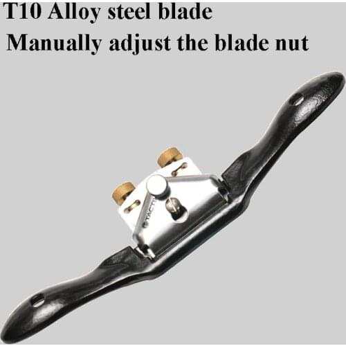 255mm Iron Bird Plane Woodworking Planer Carpenter Tool Adjustable Spoke Shave Deburring Tool