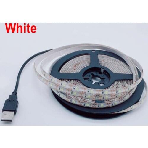 5V USB Power LED Strip light RGB 2835 3528 SMD HDTV TV Desktop PC Screen Backlight & Bias lighting 1M 2M 3M 4M 5M NOT Waterproof