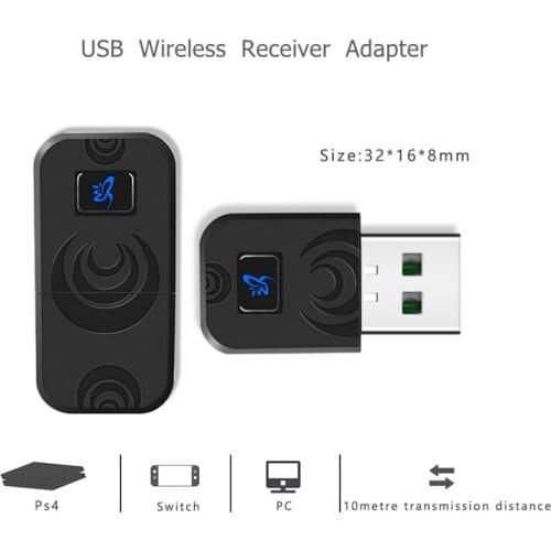 Dealonow Wireless Bluetooth adapter for NS Switch USB Audio Transmitter for ps4 PC