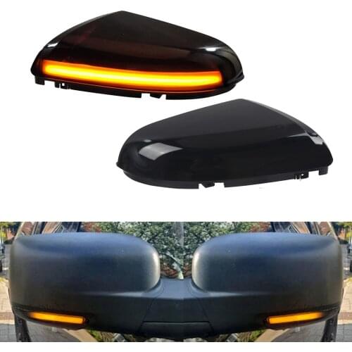 Side Dynamic Turn Signal Lights LED Mirrors Blinker Sequential Lamps for Dodge Ram 1500 2500 2010-2014