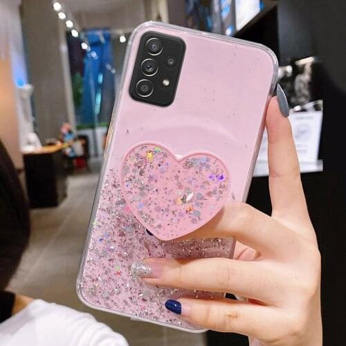 For Samsung Galaxy A51 A12 A71 A50 A70 A21S A20E A40 A31 A41 Case Bling Glitter Cover Samsung S21 Ultra S20 FE Plus Phone Covers