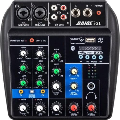 FMUSER G1 Professional Live Broadcast Equipment Digital Processor Audio Mixer for Radio Station