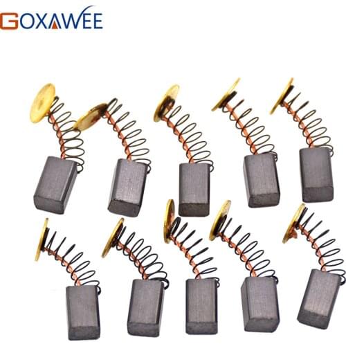 GOXAWEE 10pcs Dremel Accessories Carbon Brushes for Dremel Mini Drill Electric Tools Dremel Carbon Brush Power Tools Accessories
