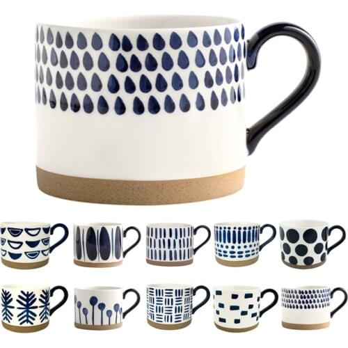 Ceramic Mug Creative Design Nordic Mugs Ins Square Handgrip Cups Coffee Mug Milk Tea Cups Drinkware