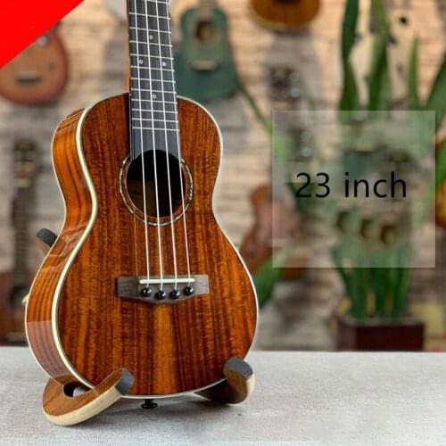 23 inch Ukulele Acacia Wood Solid Mini Guitar 4 Concert Light High Quality Ukulele Playing Musical Instrument UK2398