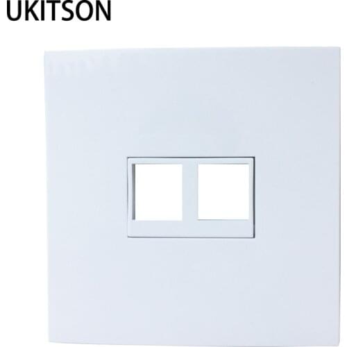 86 Wall Plate Face Cover With 2 Keystone Ports