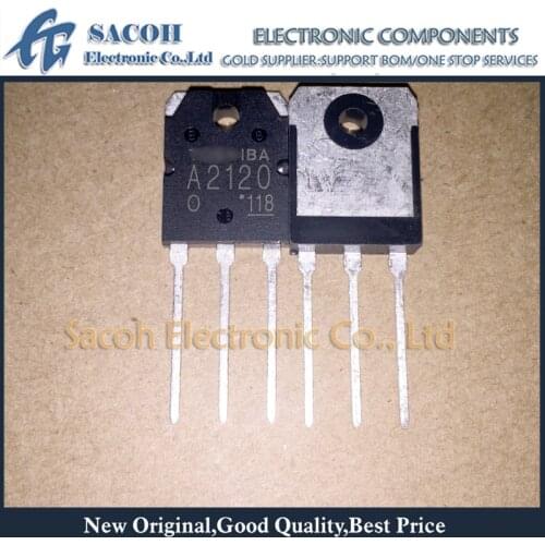 Free shipping 5Pairs 2SA2120 A2120 + 2SC5948 C5948 TO-3P 12A 200V Silicon PNP NPN Triple Diffused Type