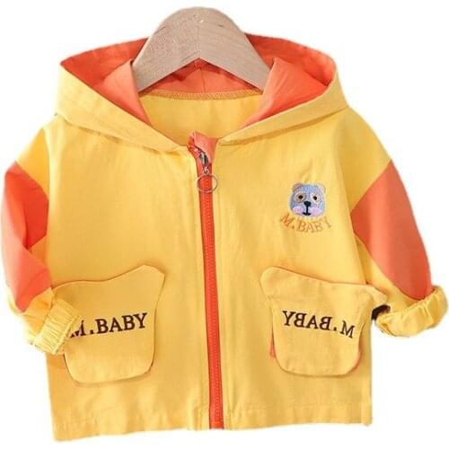 New Spring Autumn Baby Girl Clothes Fashion Children Boys Sport Hooded Jacket Toddler Casual Costume Infant Coat Kids Sportswear