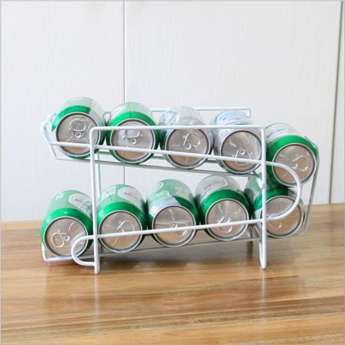 Newest Arrival Can Beer Beverage Soda Dispenser Rack Holder Organize Storage Refrigerator Drink