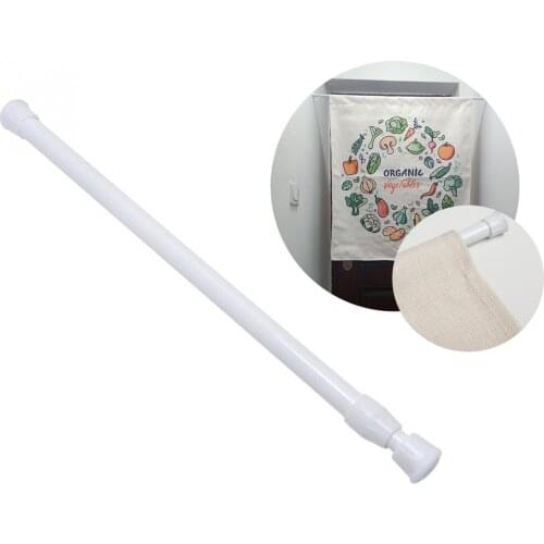 1PC Adjustable Door Curtain Rod Metal Extendable Door Curtain Rail Rod Telescopic Poles Door Household Hanger Rods 60cm-100CM