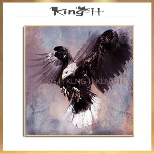 Hand-painted the high quality of the eagle soar messy with the hand oil painting in painting and the eagle hotel decorated hall