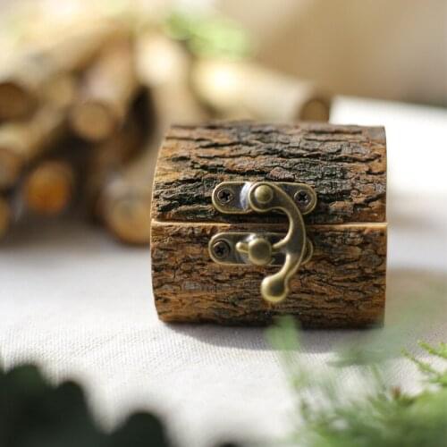 Шатер беседка Creative Ring Box Wooden Handmade Crafts Rustic Jewelry Storage Holder Personalized Wedding Gifts for Engagement