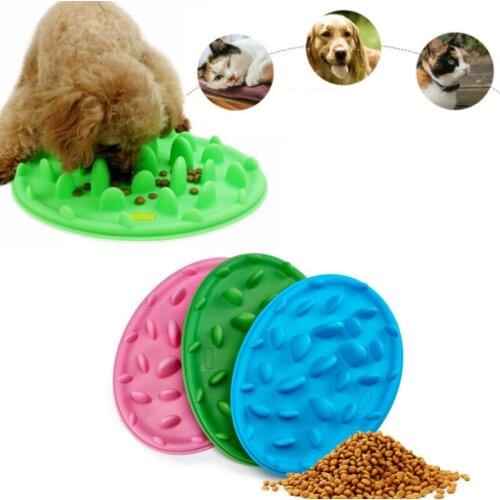 Pet Supplies Pet Dog Feeding Food Dish Bowl Silicone Puppy Slow Down Eating Feeder Dish for Dogs Supplies Cat Bowl