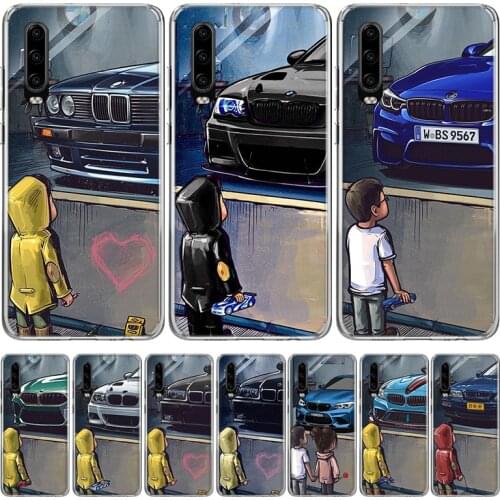 Boys Want Dream Sports Car Silicon Phone Case For Huawei P30 P20 P40 P10 Mate 30 20 10 Pro Lite P smart Z Plus + Pattern Cover C