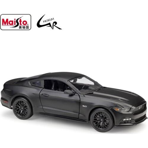 Maisto 1:18 Ford Mustang GT GTA JET 2017 2015 2020 Sport Car Diecast Alloy Car Model Toy Collections Decoration Gift