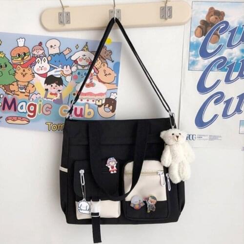 Oxford Waterproof Back Pack Women Cute Large-capacity Crossbody Bags Portable Travel Bag Female Small Badge Сумка-мессенджер