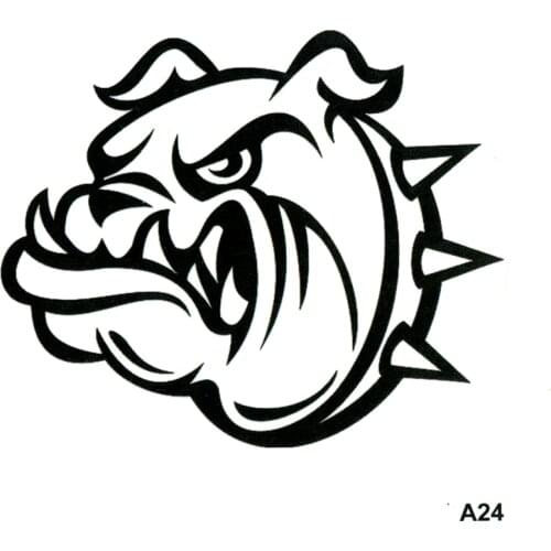 Evil Dog Fake Tattoo Tatuajes Tatuagem Body Art Waterproof Temporary Tattoo Sticker Animals Tatoo Temporary Stickers Tatoos