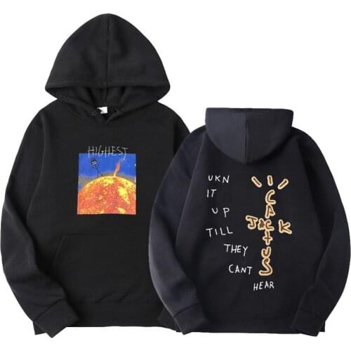 Trend Hoodie Kawaii Oversized Sweatshirt For men/women Travis Scott Tallest Sun Astroworld Pullover Clothing Vintage Sweatshirt