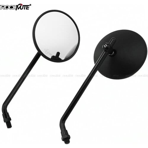 8mm 10mm Universal Motorcycle Round Side Back View Mirror For Yamaha Vino Fino 125 BWS 100 R125 Zuma Bws MBK Booster 50