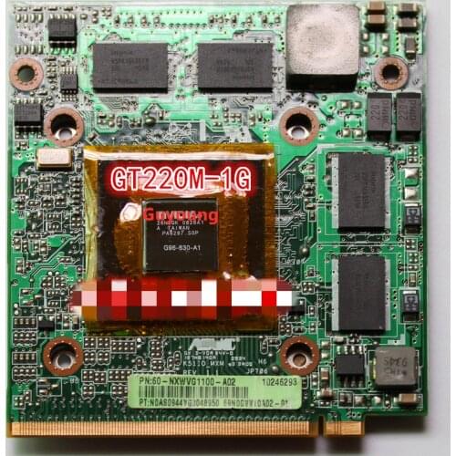 GT220M GT 220M 1GB VGA video card for ASUS X66IC K61IC K50IO K70IC X70IC K51IO