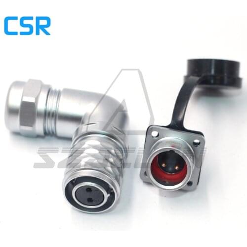 WEIPU SF1214P/SF1213S Waterproof Connector 2 Pin Male Socket Female Plug Industrial Equipment Power Connectors IP67