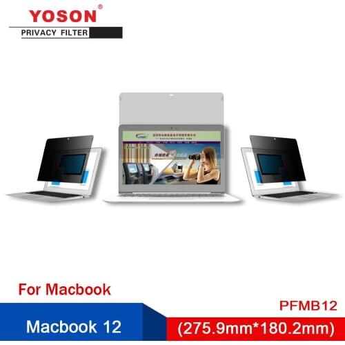 YOSON macbook 12 notebook computer special Privacy Filter/anti peep film / anti reflection film / anti screen