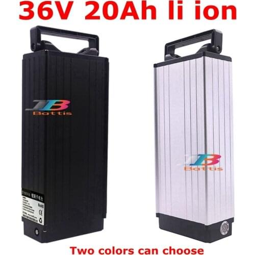 Rear rack batteria 36V 20AH lithium ion 36V li ion for 1000w bafang BBS02 kits e-bike Scooter Electric Bicycle +3A charger