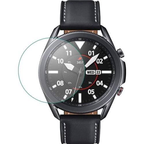 Tempered Glass Protective Film Guard For Samsung Galaxy Watch 3 41mm 45mm Screen Protector Cover Watch3 Smartwatch Protection