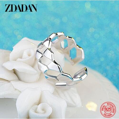 ZDADAN Rings With Diamonds