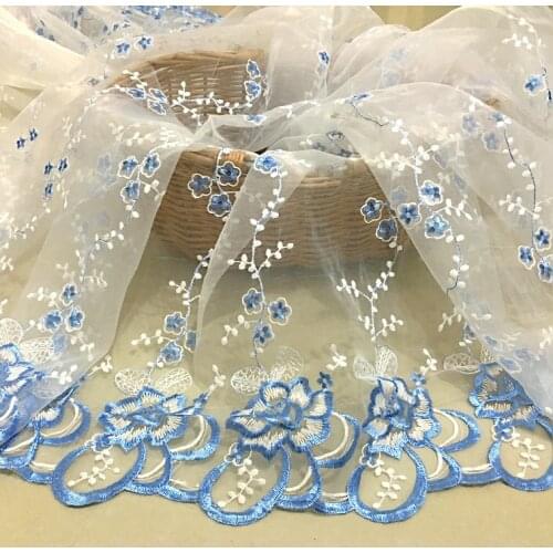 Jacquard organza embroidery lace fabric, DIY handmade fabric,wedding dress Childrens clothing material,130cm*100cm/pcs