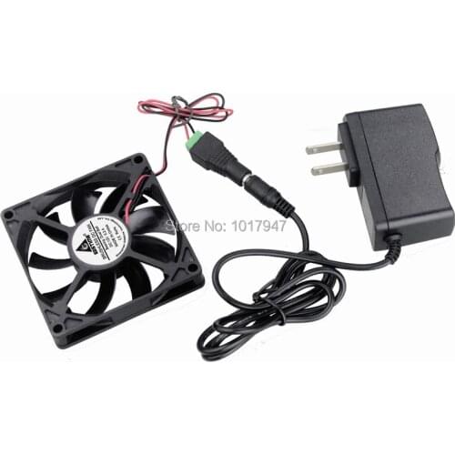 1PCS 80mm x 15mm 8015 Dual Ball AC 100v 110V 115V 220V 240v Cabinet Cooling Fan System Power Supply Adapter