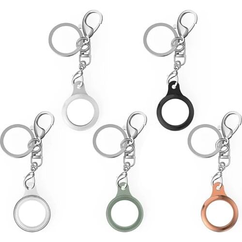 2021 Event For Apple Airtags Liquid Silicone Protective Sleeve For Apple Locator Tracker Anti-lost Device Keychain Protection