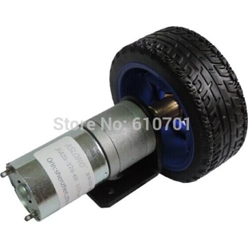 3-6V 6V Rated Voltage Rotate Speed Reduction Electric DC Geared Motor JGA25-370TZ intelligent robot car DIY