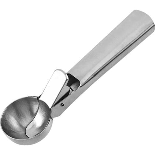1 Piece Stainless Steel Ice Cream Spoon Home Jelly Yogurt Spring Handle Scoop Kitchen Mashed Potatoes Spoon Ice Cream Tools
