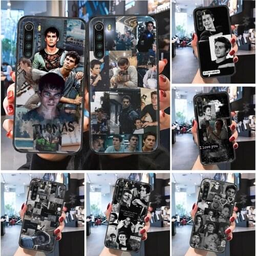 Dylan O'Brien Teen Wolf Maze Runner Phone case For Xiaomi Redmi Note 7 7A 8 8T 9 9A 9S 10 K30 Pro Ultra Frosted black luxury